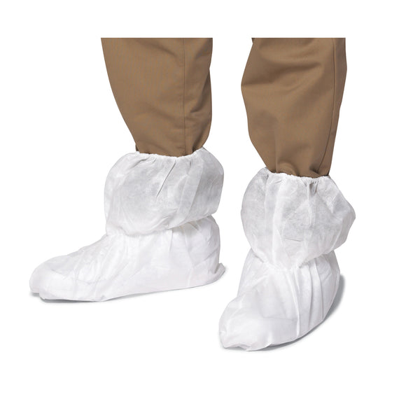 Proshield 13" High Boot / Shoe Cover, White, 50 Pairs per Case ASA