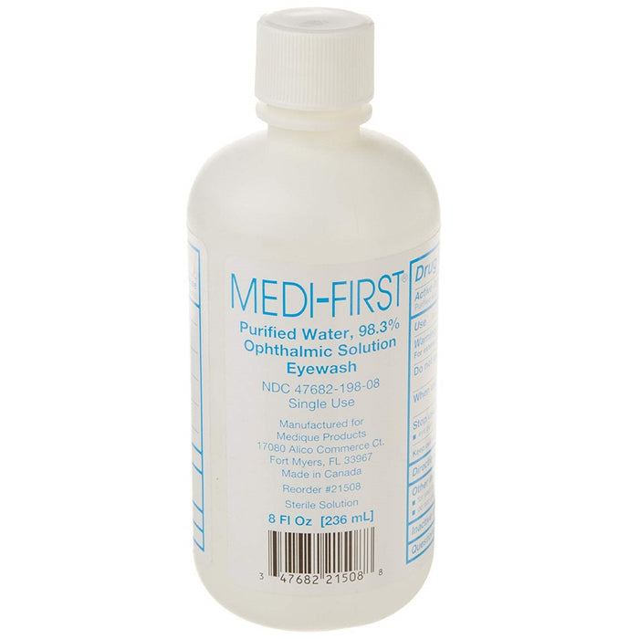 Medi-First Eye Wash Solution 8 Fl oz, 1 Bottle