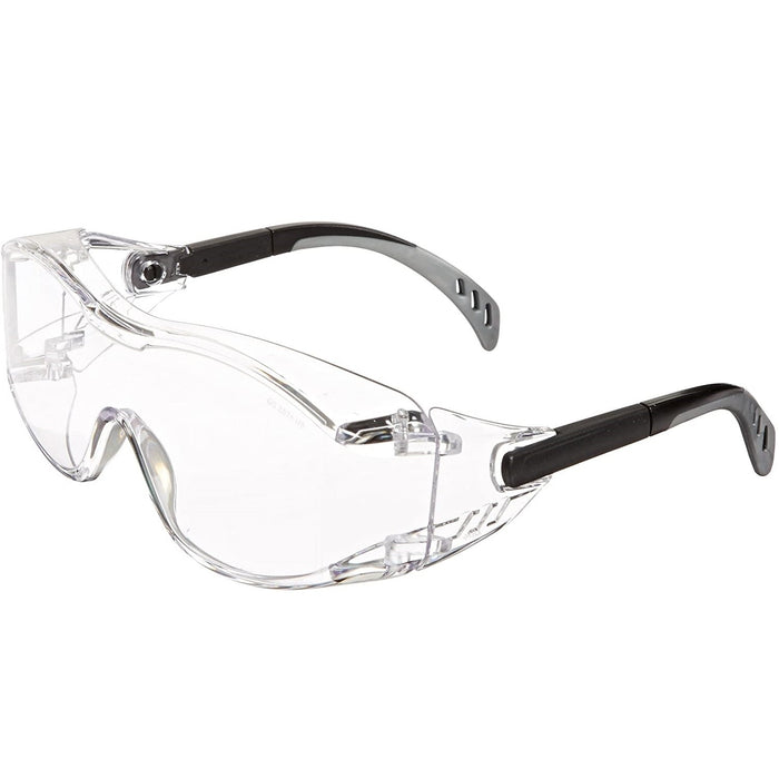 Gateway Safety Cover2 Safety Glasses Protective Eye Wear - Over-The-Glass (OTG), Lightweight Design with Adjustable Temples