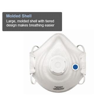 Peakfit N95 Particulate Respirator with Exhalation Valve, 80102V