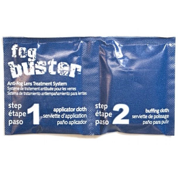 Fog Buster Anti-Fog Wipes, Single Use, 60 Wipes per Box
