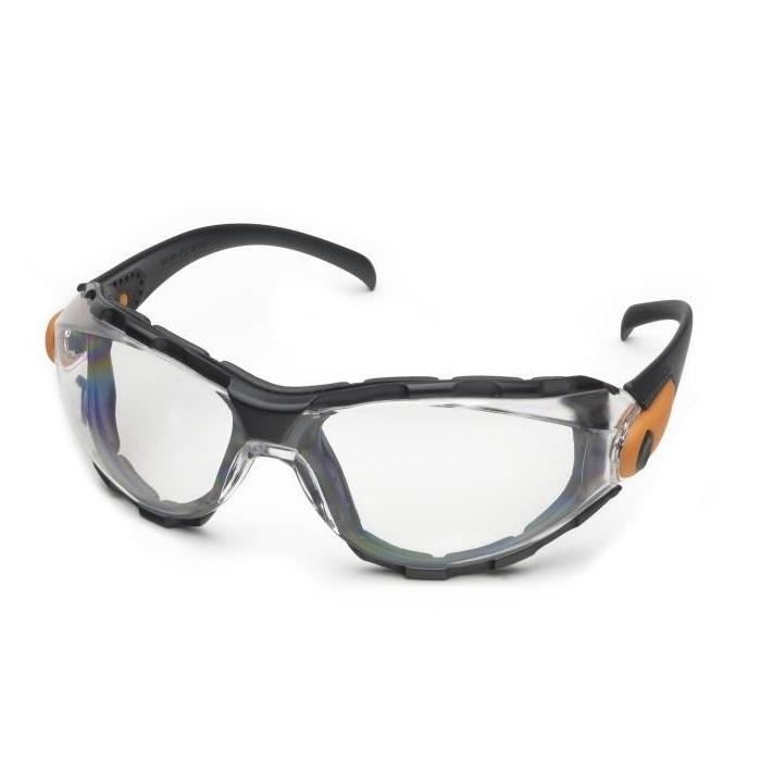 Elvex Go Specs Safety Glasses/Goggles with Anti-Fog Lens and Foam Liner ANSI Z87.1