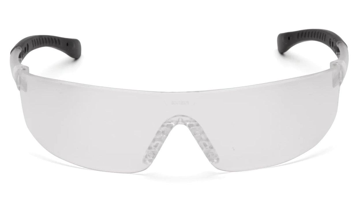 Pyramex Provoq, Frameless Safety Glasses, Soft Nosepice & Rubber Temples - ANSI Z87+