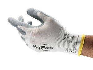 Hyflex 11-800 Industrial Gloves with Nitrile Foam Coating (1 Pair)