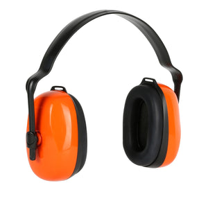 Dynamic Piper Passive Ear Muffs with Adjustable Headband - NRR 24 - Hi-Vis Orange