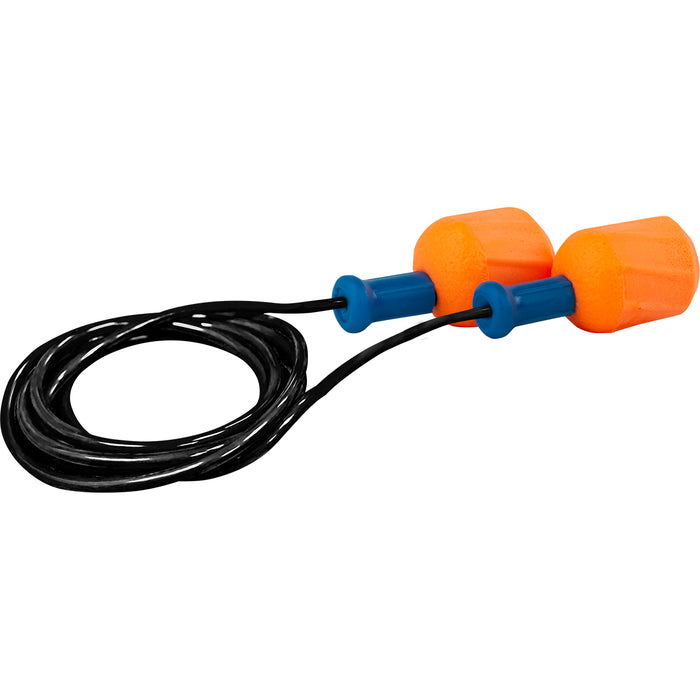 Ear Plug - PIP EZ Twist PU Foam Corded Ear Plug w/ Cord, 100/Box