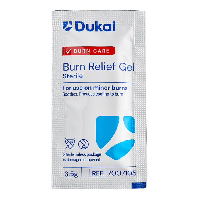 Burn Gel External Analgesic for Fast Relief of Minor Burns, 3.5g Packets (25 per Box)