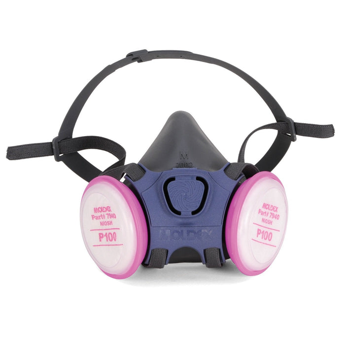 Moldex 7000 Series Reusable Half Mask Respirator, Lightweight and Low Profile, Mask Only