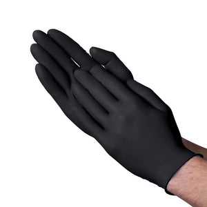 VGuard A16A3 Black Nitrile Powder Free Exam Gloves, 5 MIL (100 Gloves per Box)