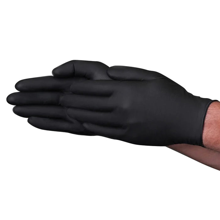 Disposable Nitrile - VGuard A19A3 Black Nitrile Powder Free Exam Gloves, 7 MIL (100 Gloves per Box)
