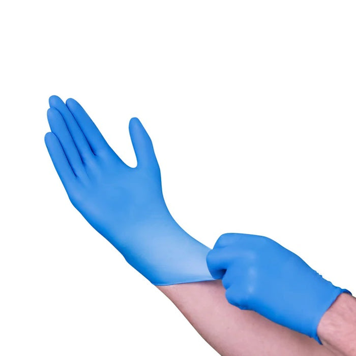 Disposable Nitrile - VGuard A1EA2 Blue Nitrile Powder Free Exam Gloves, 6 MIL, Chemo Rated (100 Gloves per Box)