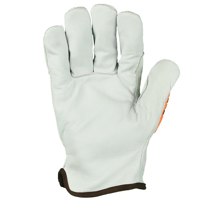 ANSI A6 Cut Resistant, Para Aramid Lined, Premium Goatskin Leather Impact Glove, EG6-2521 (1 Pair)