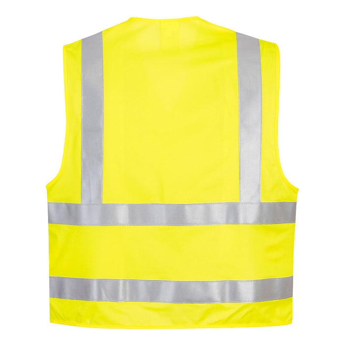 FR75 - Bizflame Hi-Vis Lime FR Vest