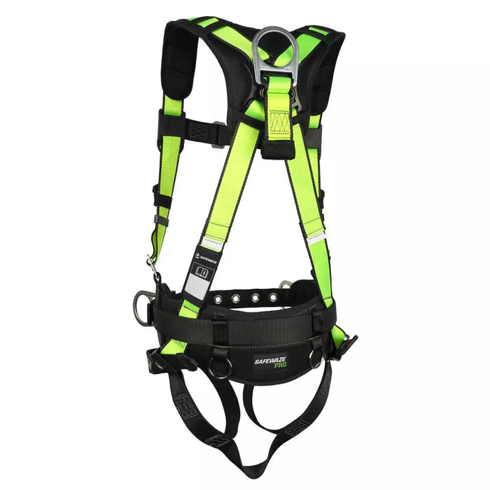 PRO Construction Harness: 3 D-rings, Dorsal Link, Mating Buckle Chest, Tongue Buckle Legs