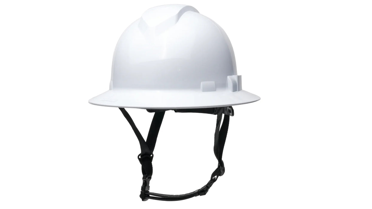 Pyramex Ridgeline T2 Full Brim Hard Hat, Vented, w/o Mips
