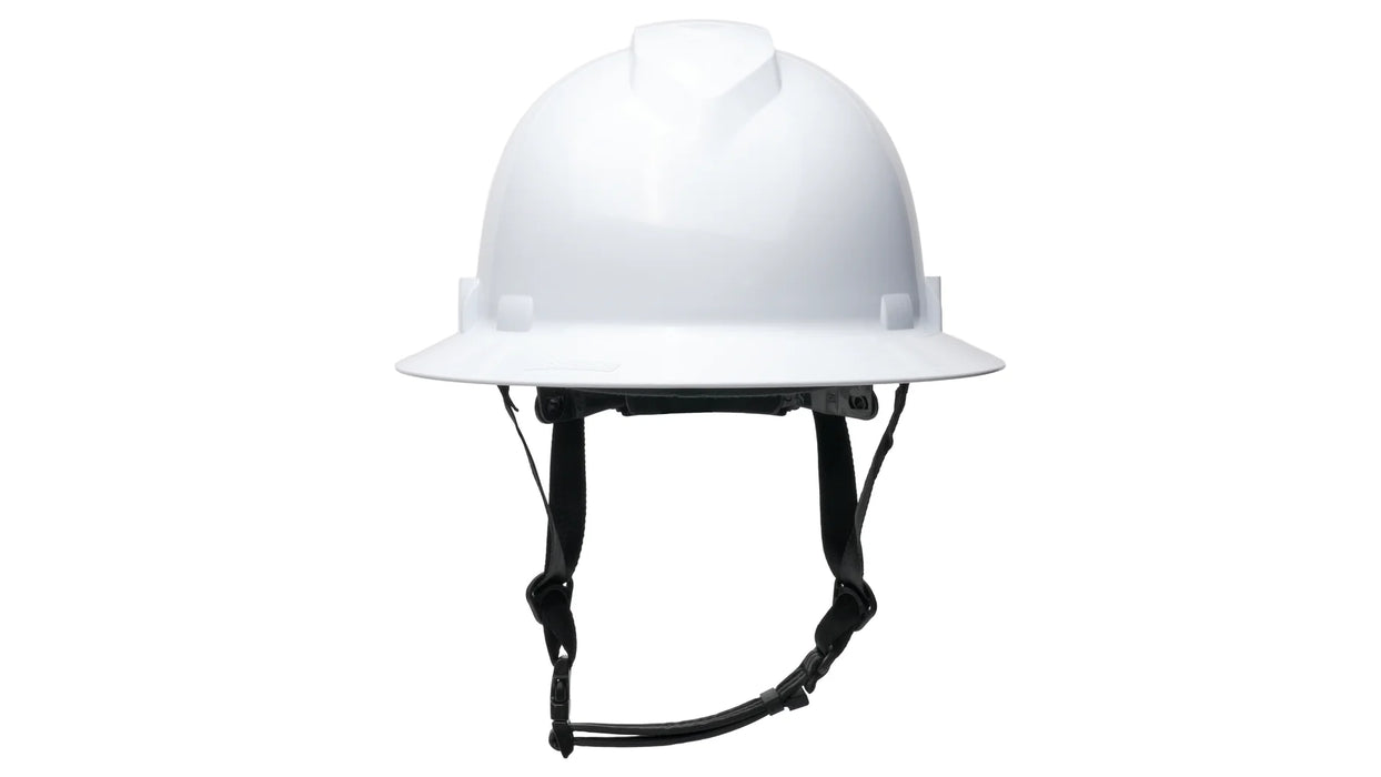 Pyramex Ridgeline T2 Full Brim Hard Hat, Vented, w/o Mips