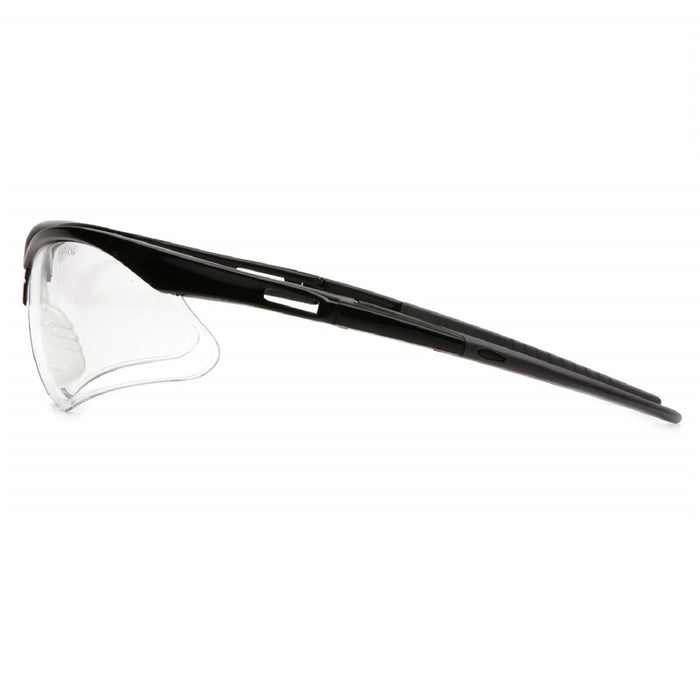 PMXTREME Safety Glasses with Built-in Rubber Nosepiece, Clear Lens SB6310SP