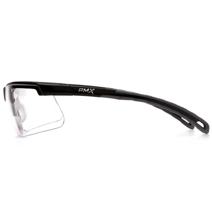 Ever-Lite Safety Glass Reader +1.5, Clear H2MAX Anti-Fog Lens with Black Frame, SB8610R15TM, 1 Pair