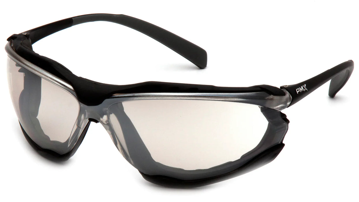 Pyramex Proximity Foam Padded Safety Glass with H2X Anti-Fog Lens, Black Frame