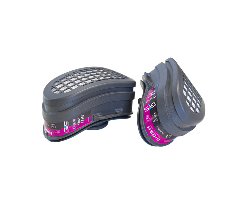 GVS Elipse Low Profile OV/P100 NIOSH Respirator, 1 Each