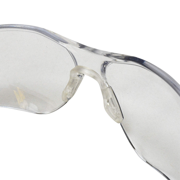 Radians Tecona Safety Eyewear w/ Extra-Long Rubberized Temples, Clear Anti-Fog Lens, 1 Pair