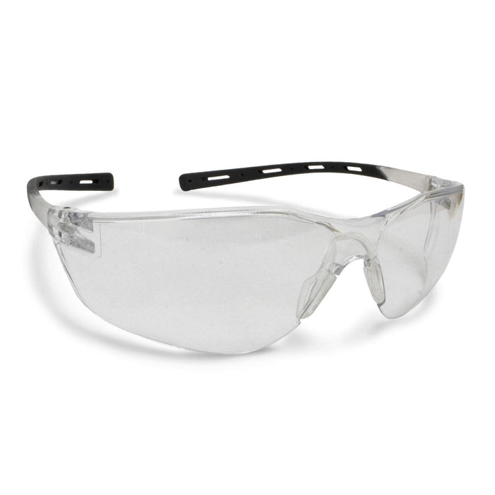 Radians Tecona Safety Eyewear w/ Extra-Long Rubberized Temples, Clear Anti-Fog Lens, 1 Pair