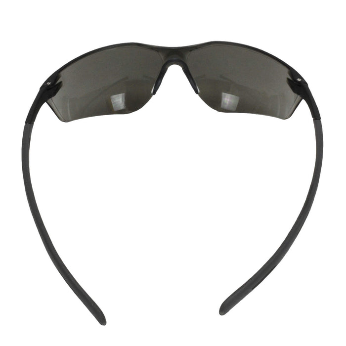 Radians Tecona Safety Eyewear w/ Extra-Long Rubberized Temples, Smoke Anti-Fog Lens, 1 Pair