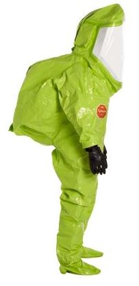 Tychem 10000 TK555T LY Encapsulated Level A Suit