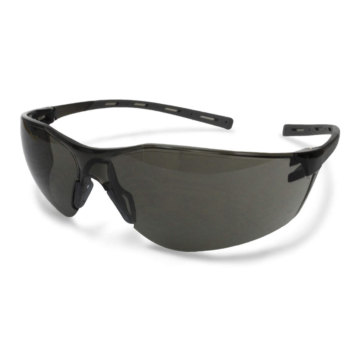 Radians Tecona Safety Eyewear w/ Extra-Long Rubberized Temples, Smoke ...