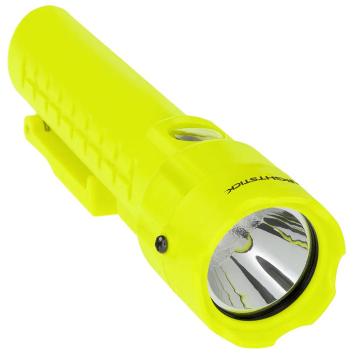 Nightstick Intrinsically Safe Permissible Dual-Light Flashlight with Dual Magnets, Green