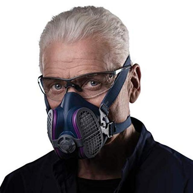 GVS Elipse P100 Dust Half Mask Respirator with Replaceable and Reusable Filters, 1 Each - BHP Safety Products