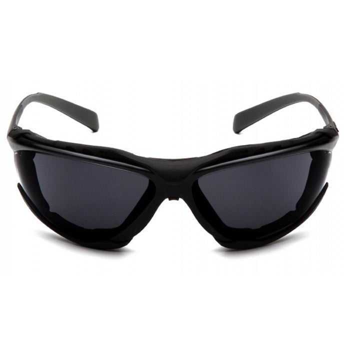 Pyramex Proximity Foam Padded Safety Glass with H2X Anti-Fog Lens, Black Frame - BHP Safety Products