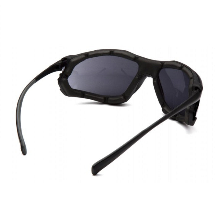 Pyramex Proximity Foam Padded Safety Glass with H2X Anti-Fog Lens, Black Frame - BHP Safety Products