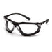 Pyramex Proximity Foam Padded Safety Glass with H2X Anti-Fog Lens, Black Frame - BHP Safety Products