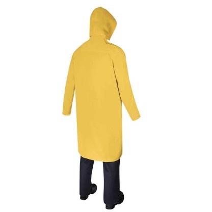 DuraWear PVC/ Polyester Raincoat 48" Length with Detachable Hood, 1225
