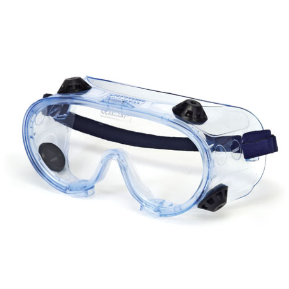 Pulsar Series 1790C Goggle, Chemical Splash, Indirect Vent, Neoprene Head Strap, Clear Lens