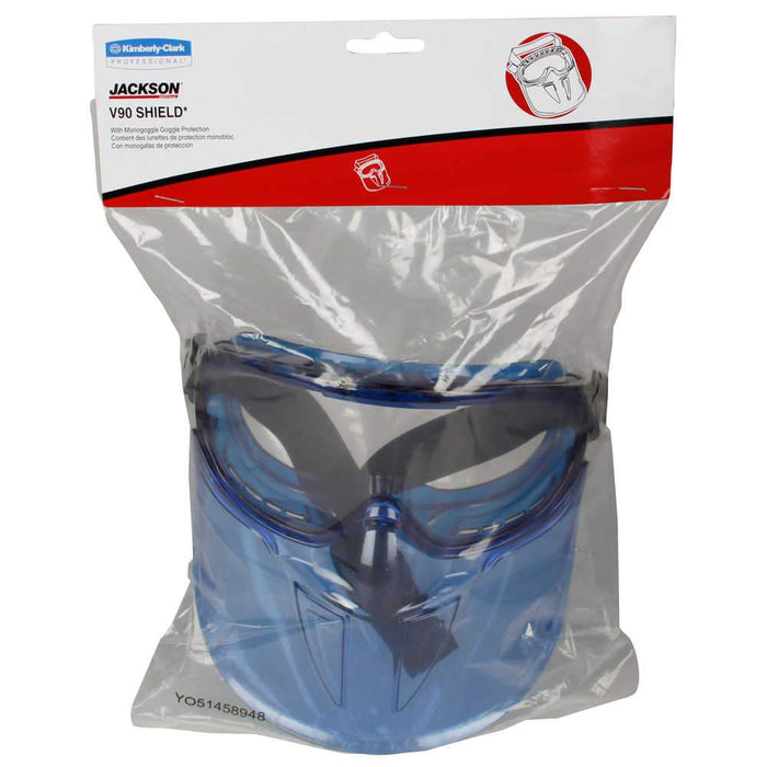 Kleenguard 18629 V90 Shield Safety Goggles with Removable Face Shield