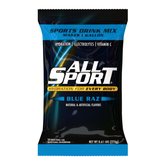 All Sport Powder Variety Sports Drink Mix, 40/1.0 Gallon Pouches, 5 Flavors, Case Yields 40 Gallons