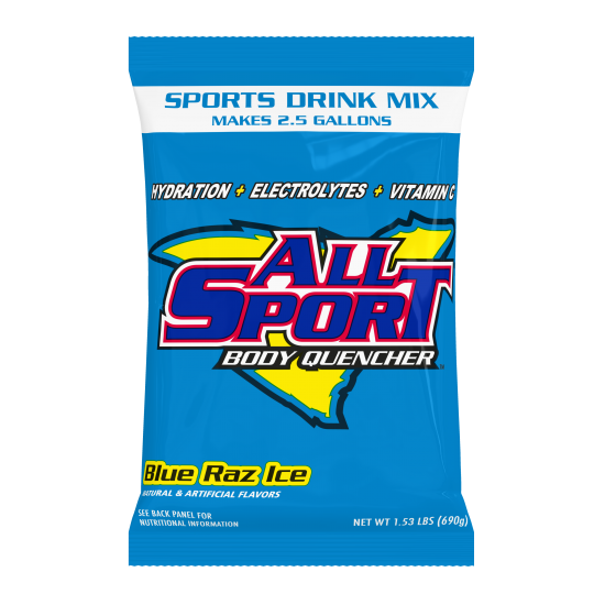All Sport Powder Variety Sports Drink Mix, 32/2.5 Gallon Pouches, 4 Flavors, Case Yields 80 Gallons
