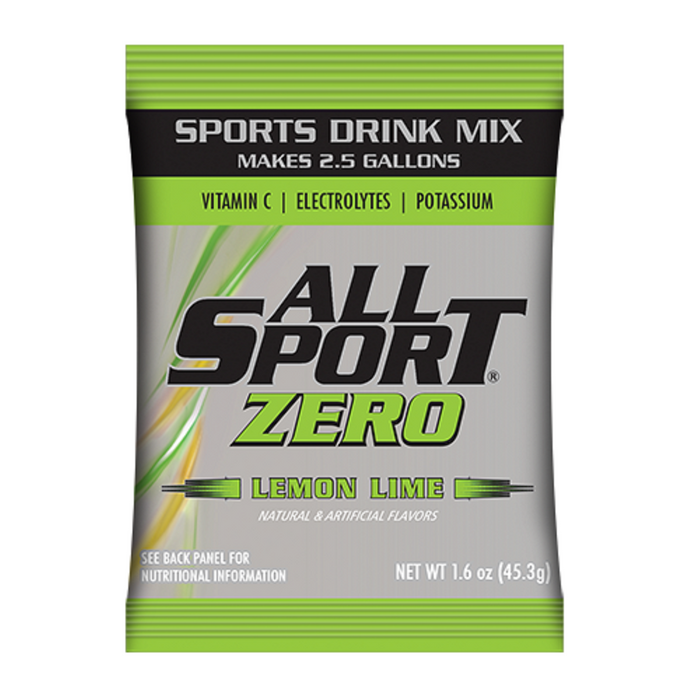 All Sport Zero Powder Variety Sports Drink Mix, Sugar Free, Zero Calories, 30/2.5 Gallon Pouches, 5 Flavors, Case Yields 75 Gallons