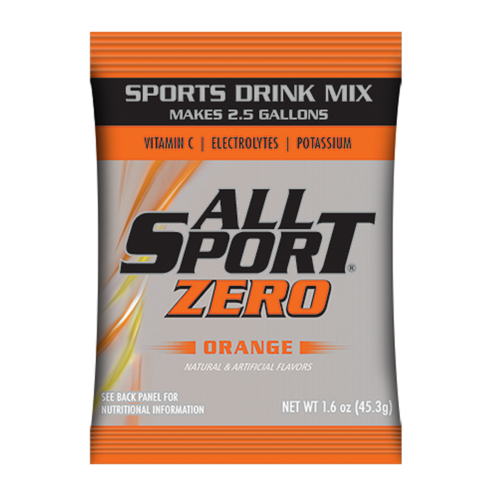 All Sport Zero Powder Variety Sports Drink Mix, Sugar Free, Zero Calories, 30/2.5 Gallon Pouches, 5 Flavors, Case Yields 75 Gallons