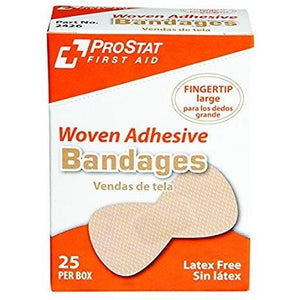 Woven Adhesive Fingertip Bandage, Regular Size, 40 Count/Box