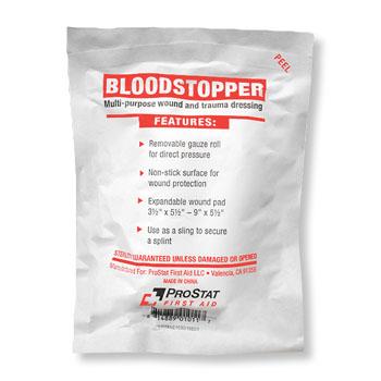 Bloodstopper, Multi-Purpose Wound and Trauma Dressing 9" x 5 1/2" (1 Each)