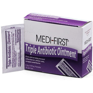 Medi-First Triple Antibiotic Ointment 25 / 0.5gm Packets per Box