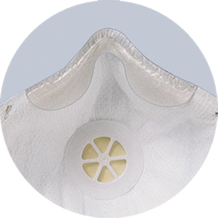 Moldex 2300N95 Particulate Respirator Mask with Exhale Valve, 10 Masks per Box