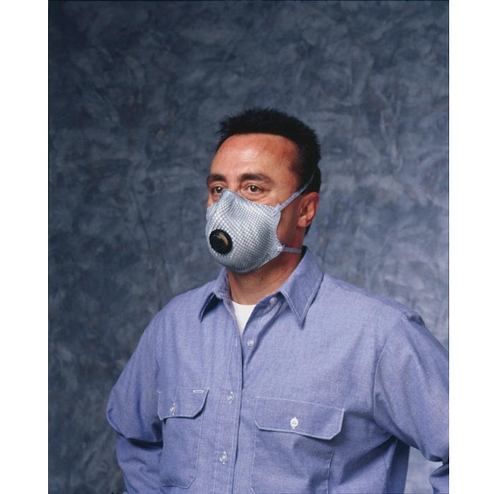 Moldex 2400N95 Particulate Respirator With Exhale Valve, Plus Relief From Organic Vapors 10 Count/Bag