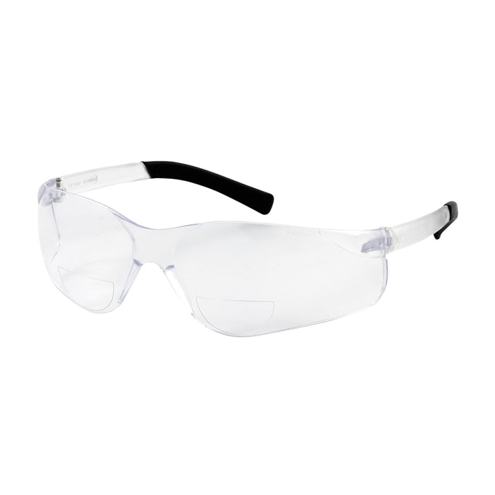 Zenon Z13R Safety Glass Readers with Clear Temple, Clear Lens and Anti-Scratch Coating - +1.75 Diopter