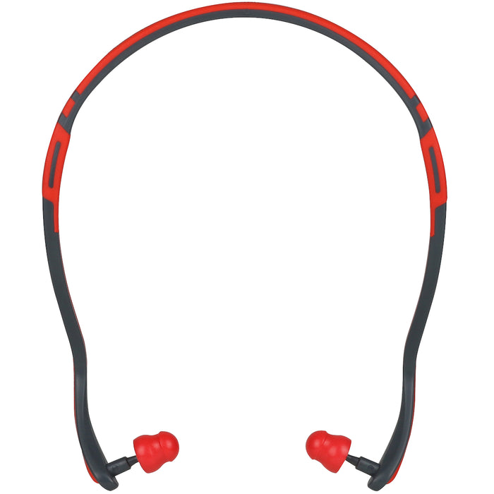 PIP Red/Gray Banded Ear Plugs - Polyurethane Foam - NRR (Noise Reduction Rating) 24