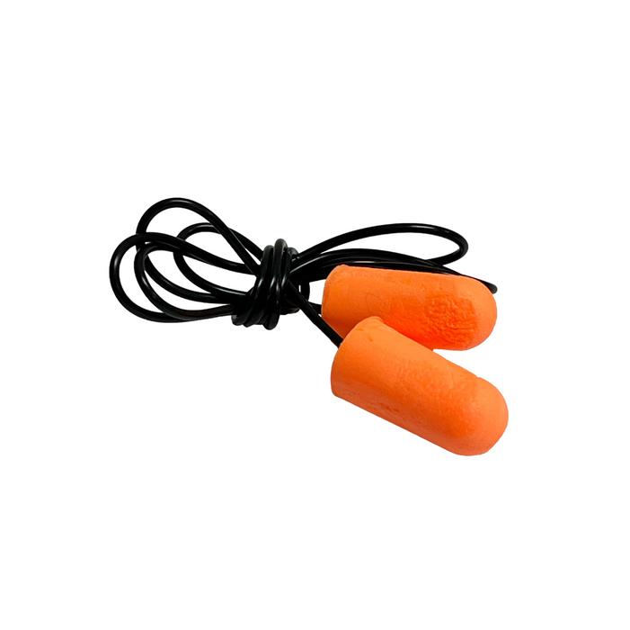PIP Mega Bullet Disposable Soft Polyurethane Foam Ear Plugs, Corded - NRR 32 - 100 Pair/Box