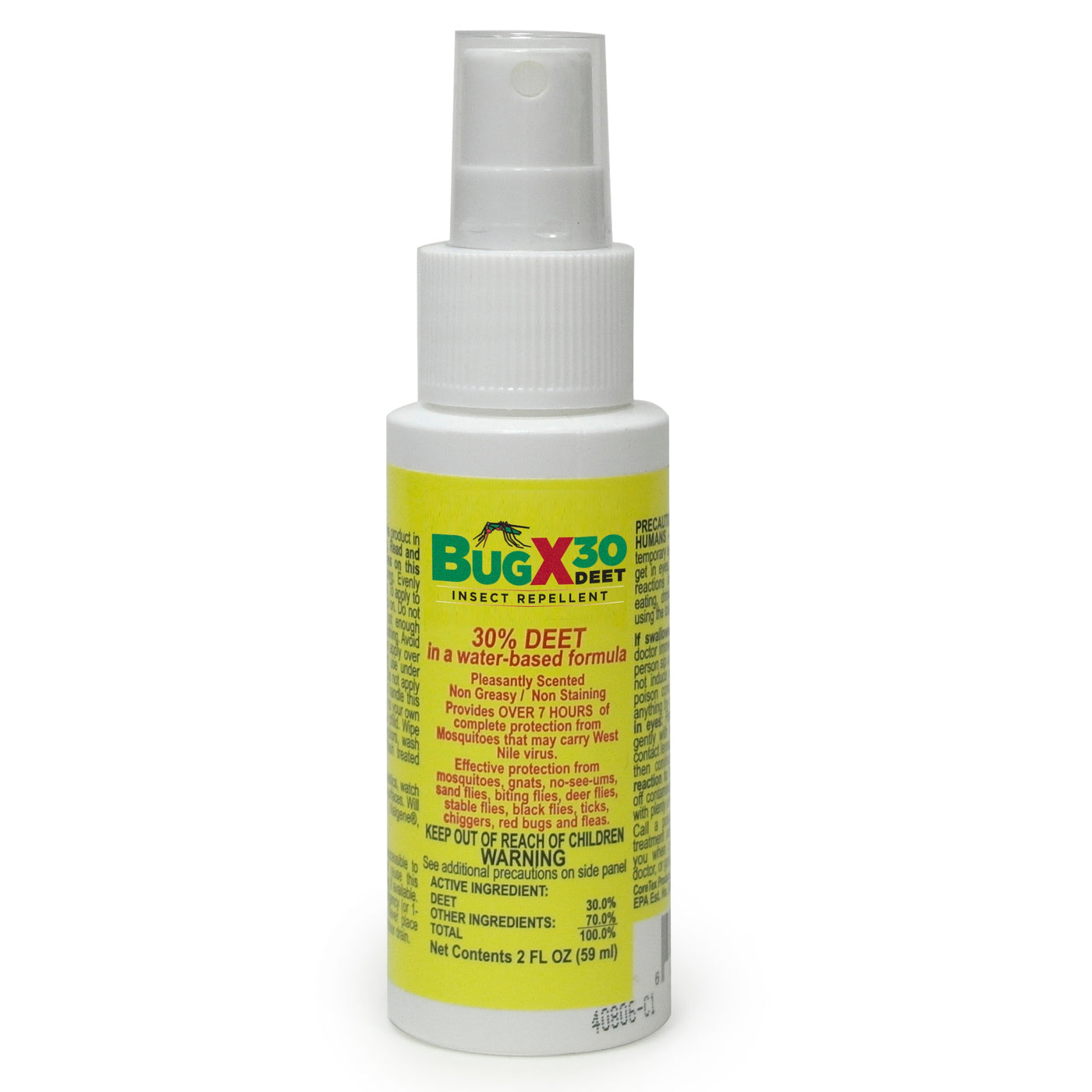 Bug X 30 Insect Repellent with DEET, 2oz Bottle — ASA Safety Supply